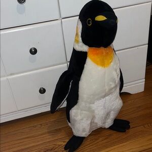 Plush Penguin Toy - Black and White
